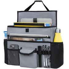 Car Front Seat Organizer, Back Seat Storage with Adjustable Straps Truck Seat...