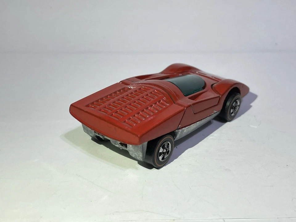 🔥 1970 Hot Wheels Redline Ferrari 512S / 512-S Red Diecast Sports Car Restored - Image 4 of 4