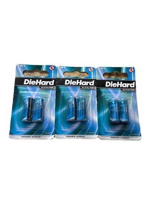 (3) DieHard 2pk LR1 Power Ahead Alkaline Batteries BB 04/25