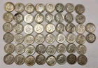 Roll of 50 Silver Roosevelt Dimes $5 Face Value 90% Silver Coins Mixed Dates