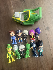 PJ Masks Mixed Lot Figures w/ Vehicle 10 Catboy Gekko Plastic