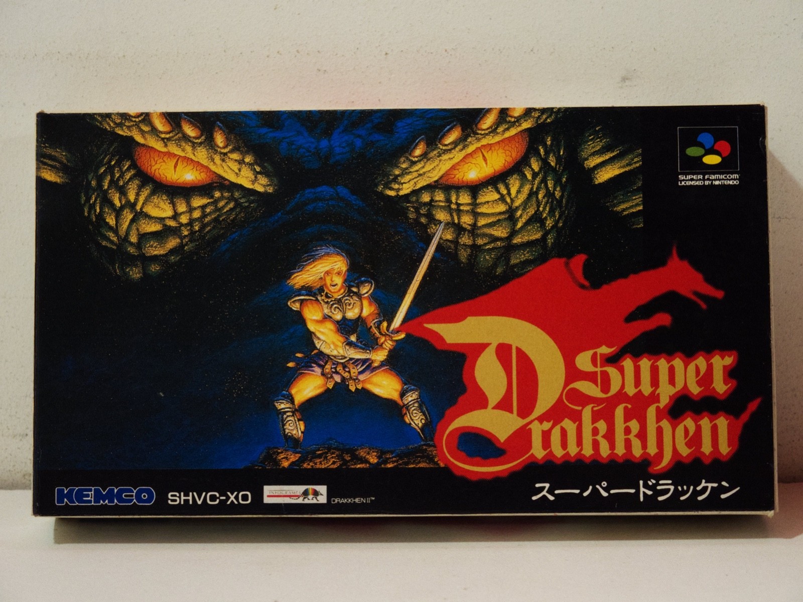 Super Drakkhen Dragon View Nintendo Super Famicom SFC Japan NTSC