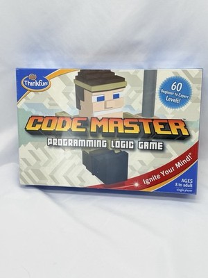 ThinkFun Code Master Programming Logic Game 60 Levels New Sealed Minor Box Wea