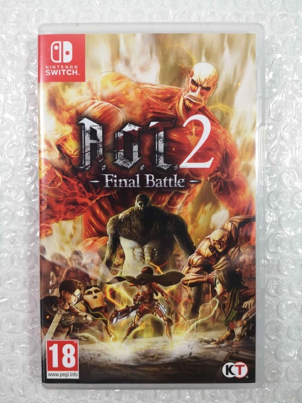 ATTACK ON TITAN 2 FINAL BATTLE SWITCH FR OCCASION (GAME IN ENGLISH/FRANCAIS/DE/E, photo 1 sur 5