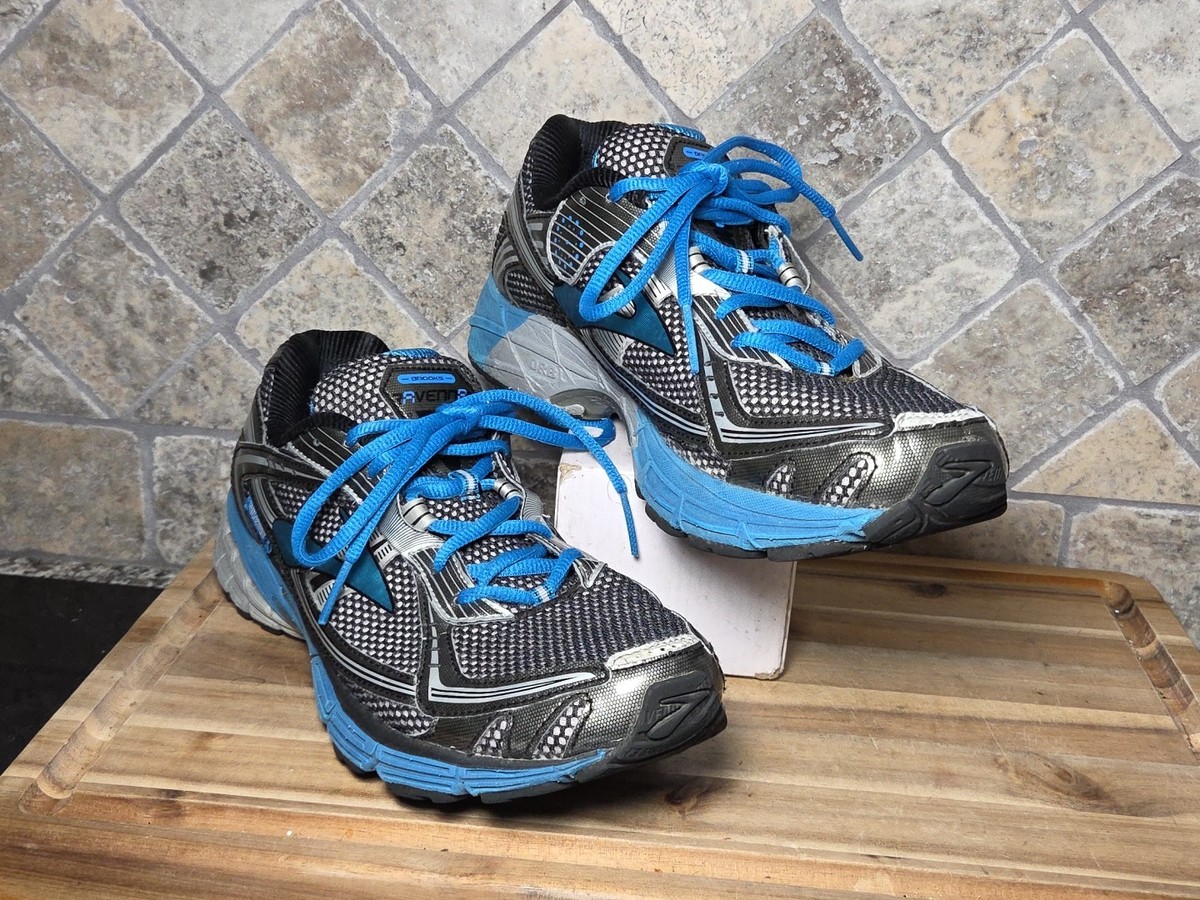 Brooks Ravenna 3 Cushion Lace Up Blue Sneaker Running Shoes  display picture 2