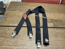 Dickies Men's Suspenders Adjustable Navy Blue