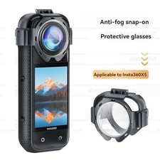Panoramic Camera Snap-on Protective Lens HD Glass Guard Cover for Insta360X5