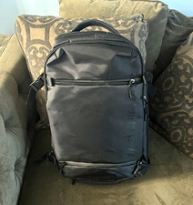 SwissGear Black Large Laptop Backpack w/ Laptop Compartment, Zip Travel Bag