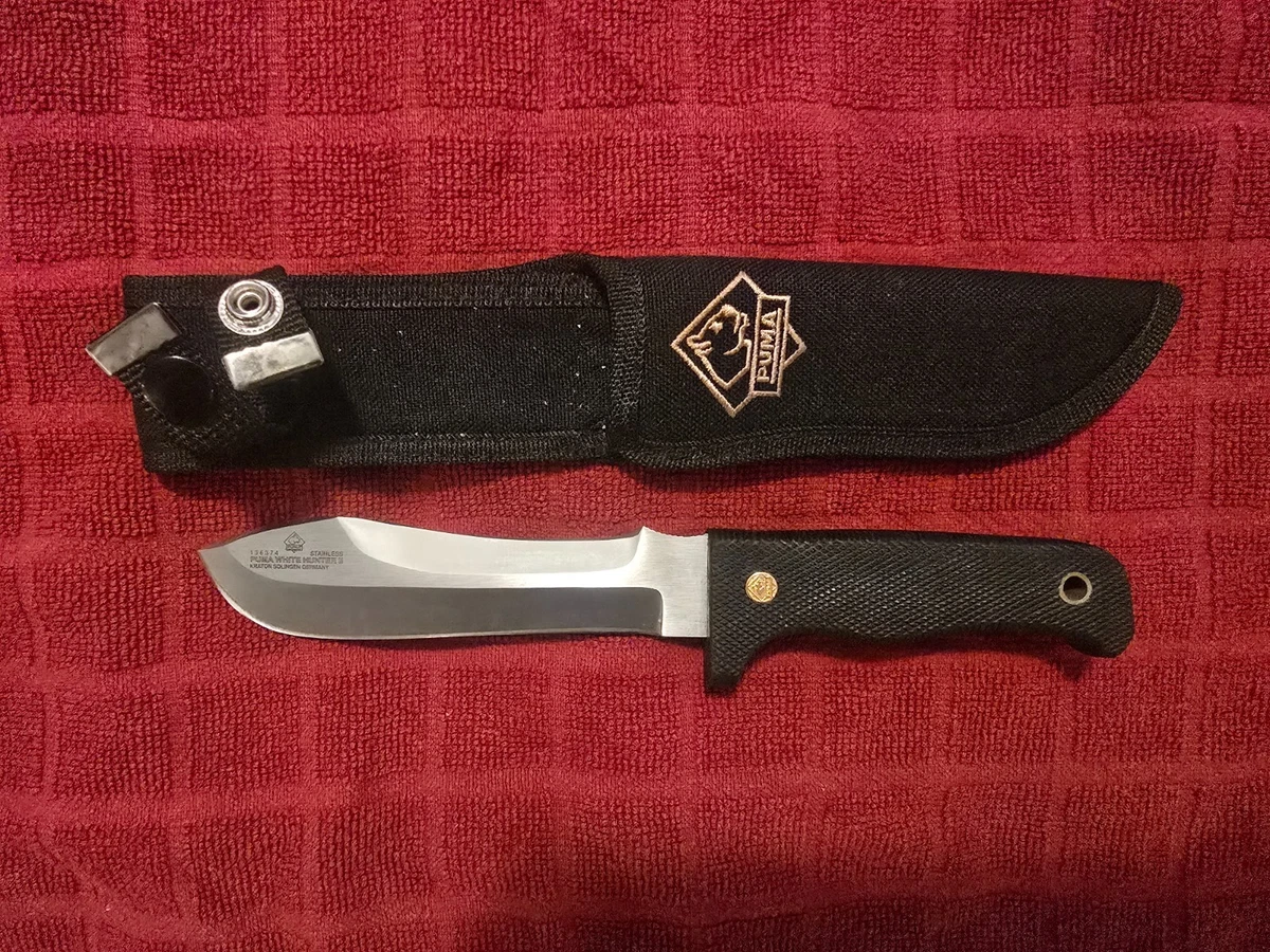 PUMA White Hunter II Knife w/ Sheath – Model 13 6374 – Kraton