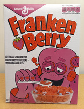 Franken Berry Cereal Box 2013 General Mills Unopened Full Excellent