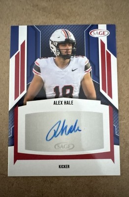 2024 Sage Hit High Series - Autographs Alex Hale #A-AH Red (AU, RC) OSU