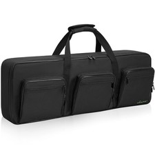 76 key Keyboard Case Keyboard Gig Bag Case with Adjustable Straps and 6-Pocket f