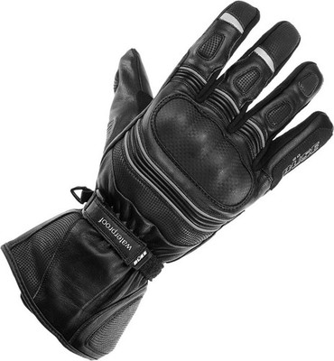 Büse Willow Wasserdichte Motorradhandschuhe, schwarz/weiß, 11