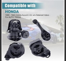 Engine Motor Mount Kit Set 4pcs For 1992 1993 Honda Accord Ex Coupe 2-door 2.2l
