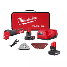M12 FUEL 12V Lithium-Ion Cordless Oscillating Multi-Tool Kit with Batteries, Cha