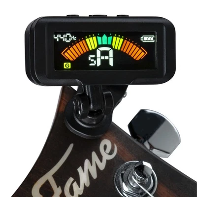Fame 900C Clip-on Tuner - Stimmgerät für Gitarren