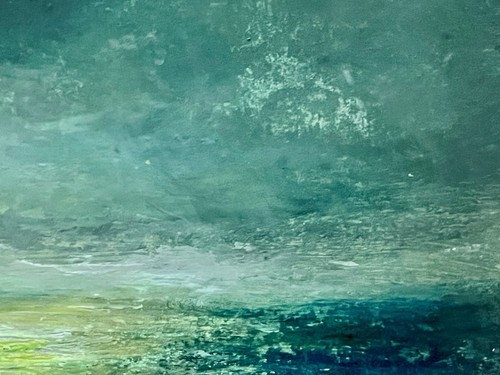 Original JOE MOORE Oil Painting 15x20cm Abstract Seascape Causeway Coast NI - Picture 14 of 14