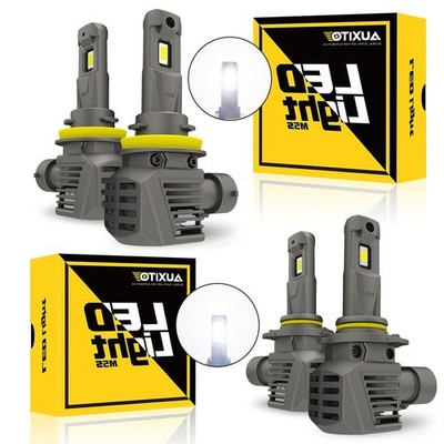 AUXITO 9005+H11 LED Headlight Combo High Low Beam Bulbs Kit White Bright Lamps E
