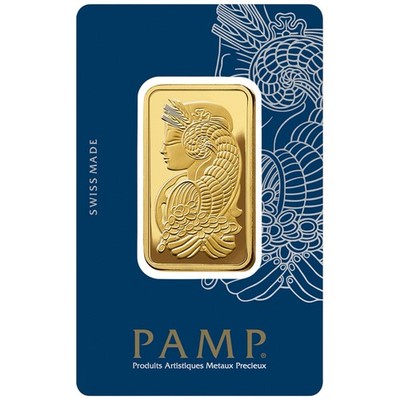 PAMP Suisse 1 Oz Gold Bullion Lady Fortuna 6'' Vinyl Sticker Car Decal