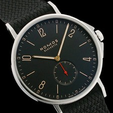 NOMOS Ahoy Atlantic AH1E1AT2 Used Wrist Watch Blue Dark Gray 2