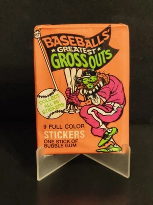 1988 Leaf Baseballs Greatest Gross Outs 1 Factory Sealed Pack ( White Pack  ) - Bild 1 von 2