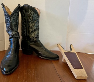 Mens Size 9.5D Justin Cowboy Boots Black & Brown Justin Men main image 3