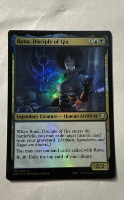 #ad Rona Disciple of Gix Dominaria Foil $2.00