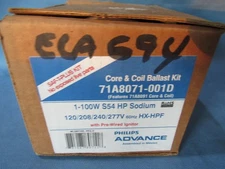 PHILIPS ADVANCE Core-Coil Ballast Kit 71A8071-001D 1-100W S54 HP Sodium 71A8091