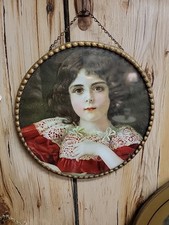 Antique Victorian flue cover Round  8 Inch (I)