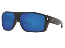 Costa Del Mar Diego Men's Shield Sunglasses - Matte Black Frame with Polarized G