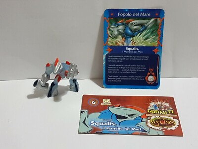 Gormiti series Mythos Sea People SQUALIS sea hammer great no paper
