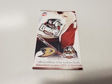 JS15 Bakersfield Condors 2009/10 Minor Hockey Pocket Schedule - Mercy & Memorial