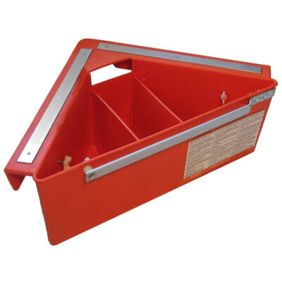 AERIAL TOOL BIN ATB-1312 Orange,Tool Organizer,Plastic 6TWA4