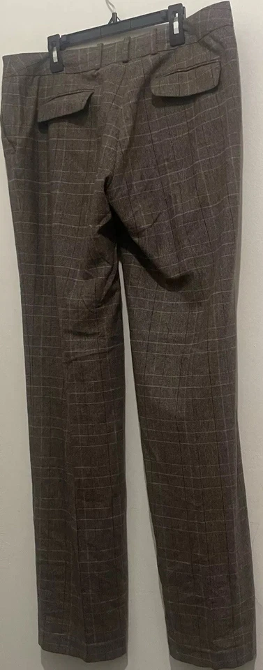 Ted Baker  Women’s London Wool Blend Plaid Trousers Pants Ted Size 4/ US (8-10) - Image 3 of 4
