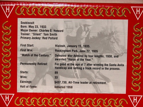 SEABISCUIT "A National Treasure" A Commemoration" Hartland Figurine - Picture 9 of 9