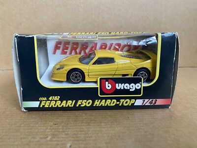 Bburago Ferrari F50 Hard-Top, 1:43 Scale, No 4182, Boxed, Rare