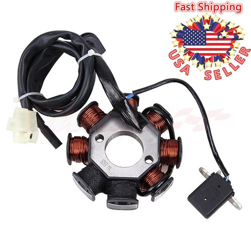 MAGNETO STATOR 8 COIL POLE FOR GY6 125CC 150cc SCOOTER ATV GO KART ROKETA TAOTAO - 第 3/12 張圖片