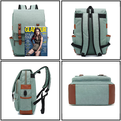 UGRACE Laptop Backpack with USB Charging Port, Elegant Water Resistant Amazon.com: UGRACE Vintage Laptop Backpack with USB Charging  main image 2