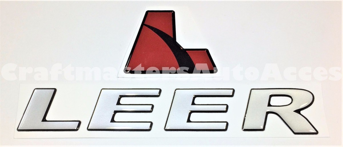 LEER Dome Emblems 76383/76386 100R/180/122 Rear Door Truck Cap LEER Dome Emblems 76383/76386 100R/180/122 Rear Door Truck Cap