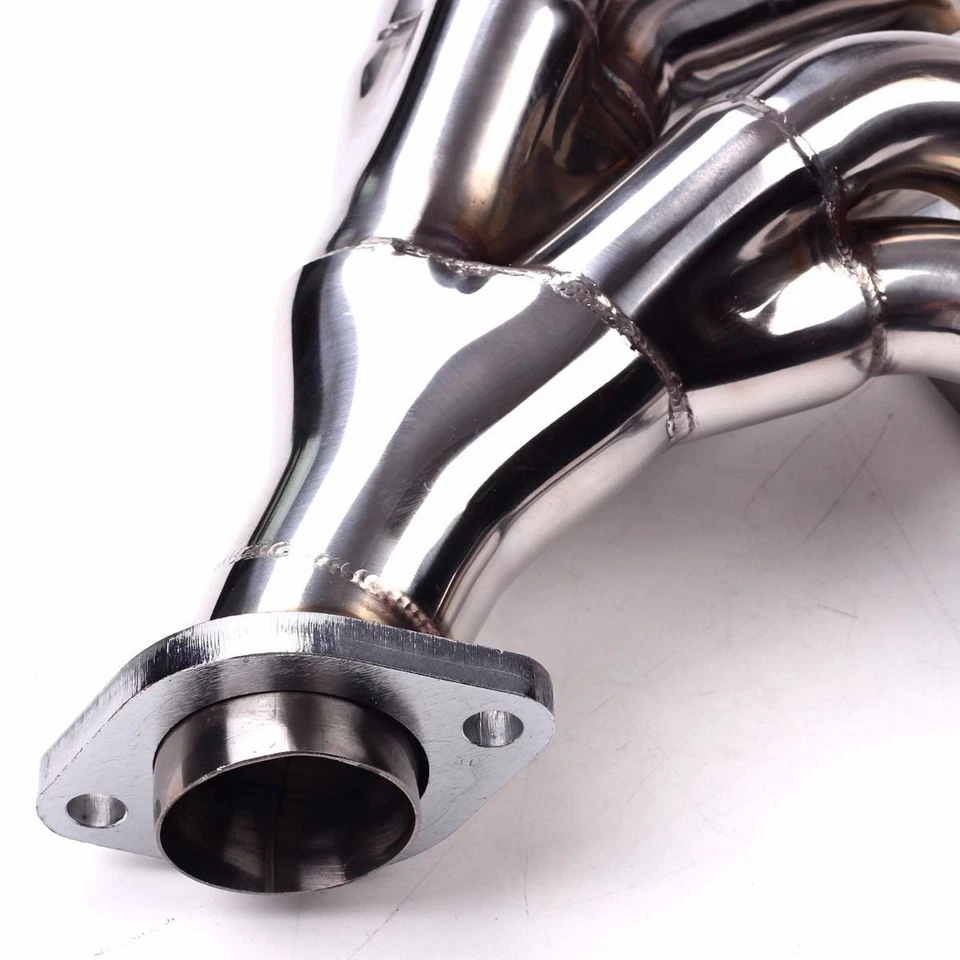 For 91-99 Jeep Wrangler Cherokee 4.0L TJ YJ XY Stainless SS Polished Header 1-6 - Image 4 of 4