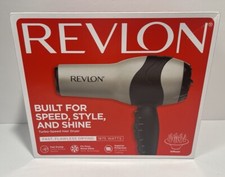 Revlon 1875W Turbo Speed Hair Dryer Ceramic/3 Heat 2 Speed Setting Diffuser NEW