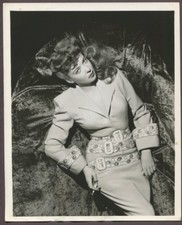 IDA LUPINO Stunning Sexy Redhead Pinup Pose SCOTTY WELBOURNE 1946 Glamour Photo