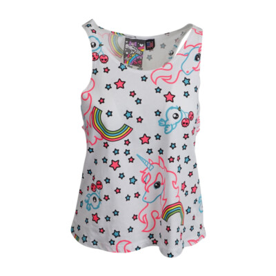 #ad NEWBREED GIRL FANTASIZE UNICORN CROP TANK MADE IN USA $7.50