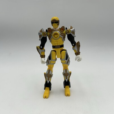 Bandai Power Rangers Ninja Storm Yellow Wind Turbo Tri-Battlized Loose Figure