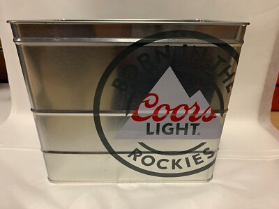 Coors Biereimer aus Leichtmetall leer 