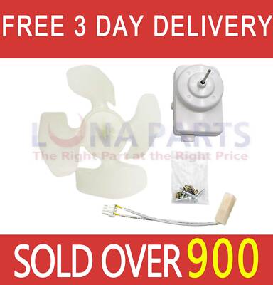 W10124096 Refrigerator Condenser Fan Motor 2188538, 2188727, 2188728, 2188729
