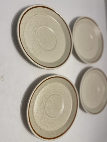 Vintage Temper-Ware by Lenox Magic Garden 5 3/4” Saucer Set Of 4