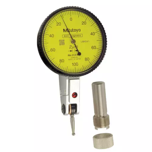 MITUTOYO 513-405-10E Dial Test Indicator,Hori,0 to 0.2mm 4CGR2