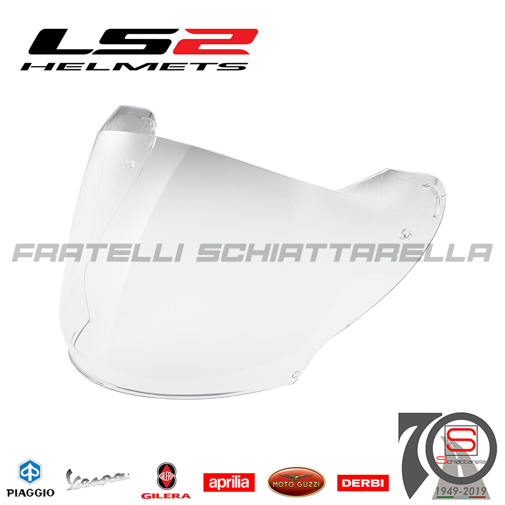 Visiera Lunga Trasparente Casco Jet Moto LS2 Infinity OF521 800010701