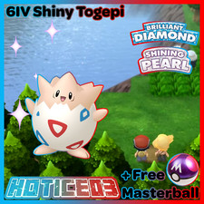 6IV Shiny Togepi Pokemon Brilliant Diamond Shining Pearl